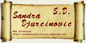 Sandra Đurčinović vizit kartica